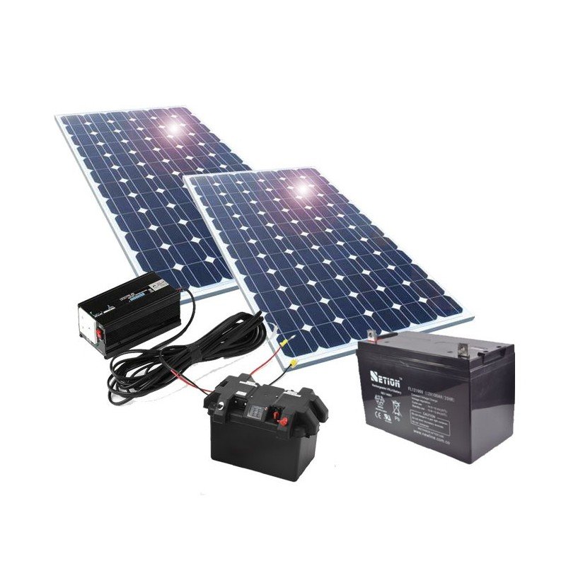 Kit de energía solar 200W