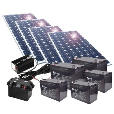 Kit de energía solar 750W