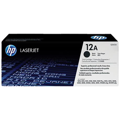 Cartucho HP-Q 2612A (Recarga De Tinta) 
