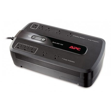UPS APC Back-UPS ES, 450 Watts / 750 VA BE750G-LM
