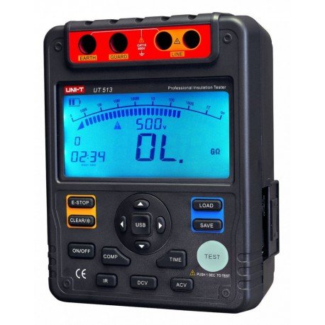 MEDIDOR DE RESISTENCIA DE AISLAMIENTO UT-513A MEGGER