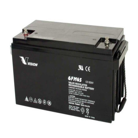 BATERIA SELLADA 12V 65AH MARCA VISION