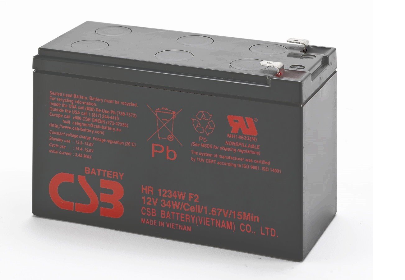 DISTRIBUCION Baterias csb HR1234WF2 battery 12v 9ah agm y gel