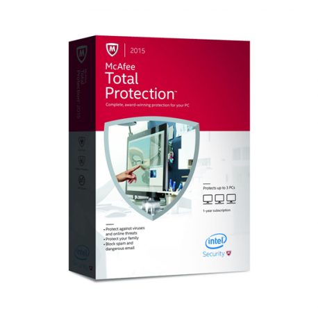 McAfee Total Protection 3PC + Family Protection 2015